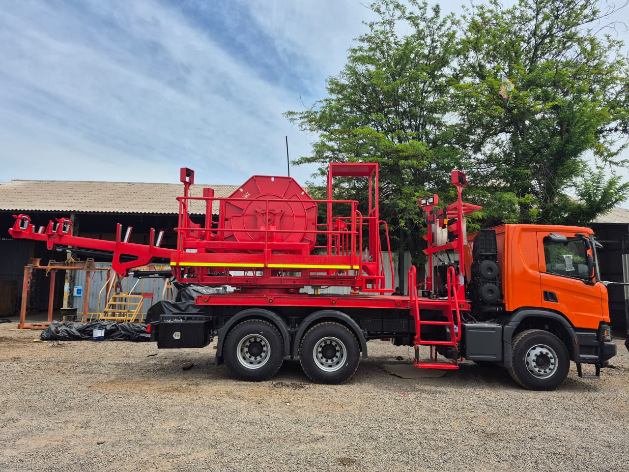 Delivery of CRH450 Cable Reel to PESCO for Minera Escondida